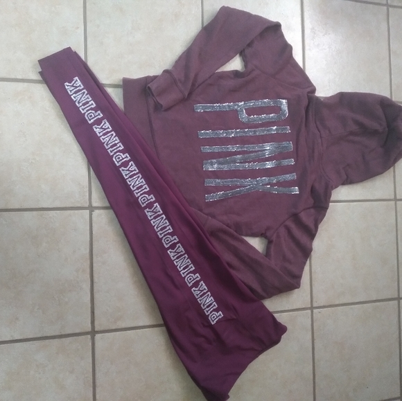 PINK Victoria's Secret Sweaters - Hoodie and leggings set